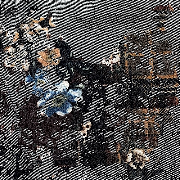 Fibers Barbara Lesser size 29 very unique gray black gold straight leg pants EUC - Picture 10 of 16